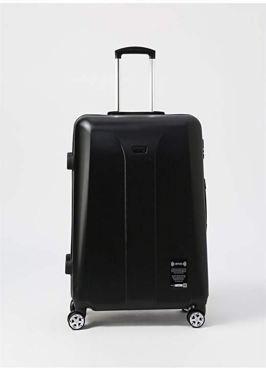 My Bag Smart Rfıd Luggage Black L Çekçekli Sert Valiz 1