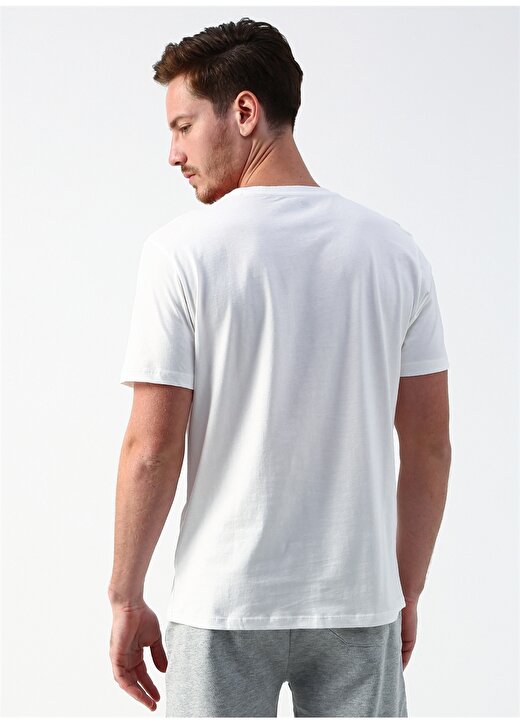 New Balance MTT1911 Beyaz Erkek T-Shirt 4