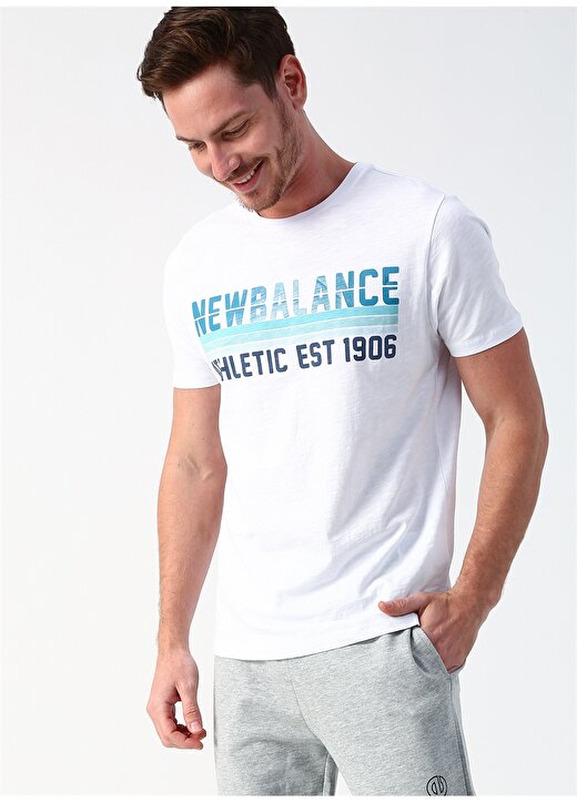 New Balance MTT1963 Beyaz Erkek T-Shirt 1