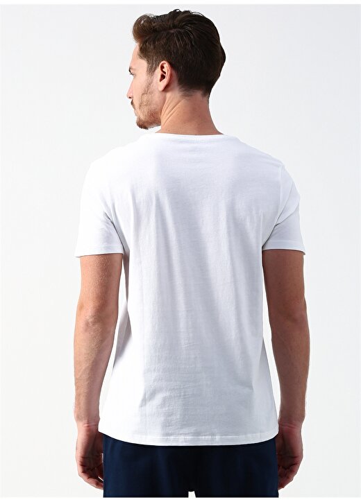 New Balance MTT909 Beyaz Erkek T-Shirt 4