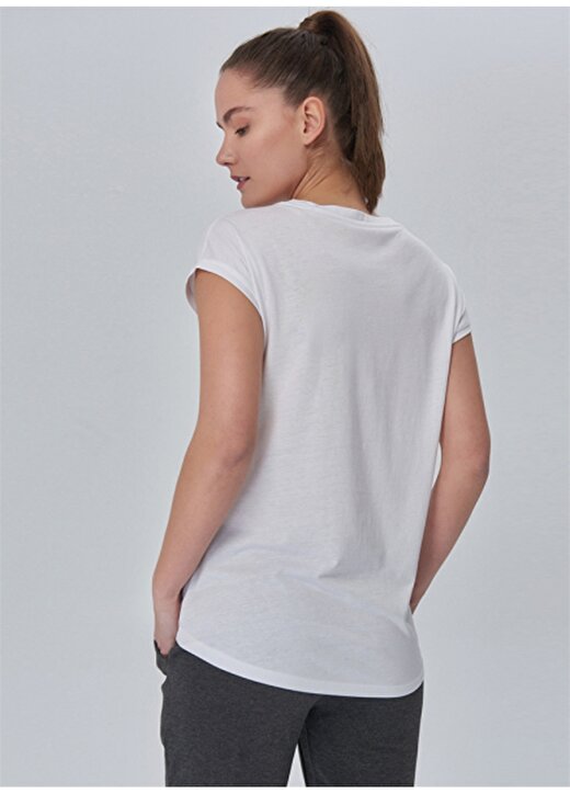 New Balance Beyaz Glitter T-Shirt 2
