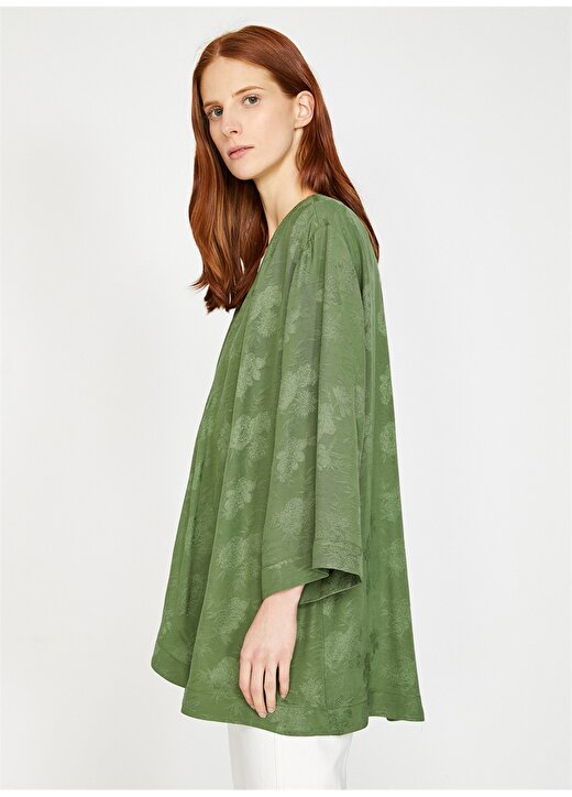Koton Desenli Yeşil Kimono 2