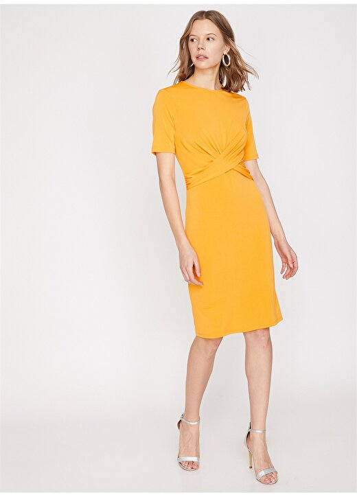 Koton Sarı Elbise 2
