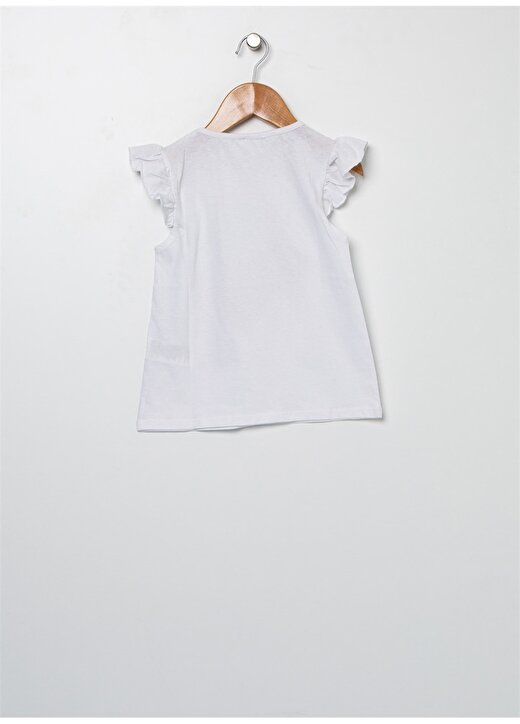 Koton Pul İşlemeli Beyaz T-Shirt 3