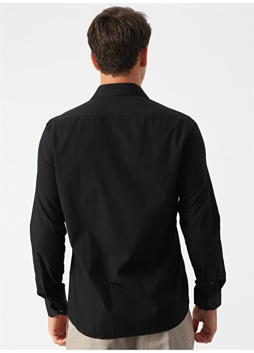 Pierre Cardin Slim Fit Siyah Gömlek 3