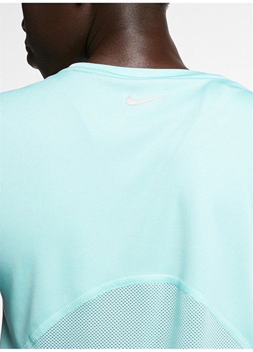 Nike Yeşil Kadın T-Shirt AJ8121-307 W NK MILER TOP SS 2