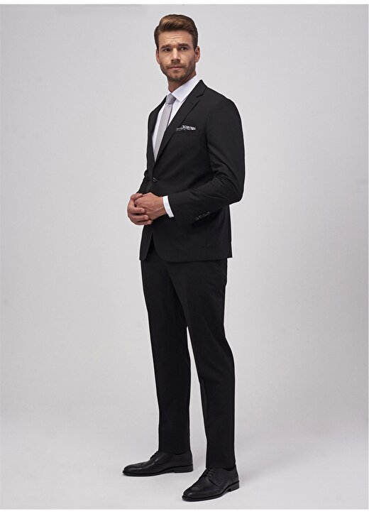 Altınyıldız Classics Normal Bel Regular Fit Siyah Erkek Takım Elbise 4A3010000092 2
