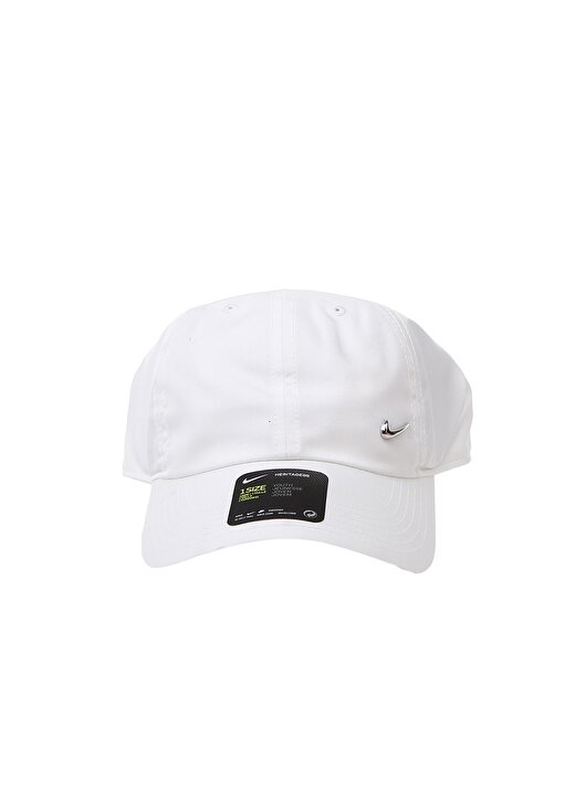 Nike Beyaz Unisex Çocuk Şapka AV8055-100 Y NK H86 CAP METALSWOOSH 1