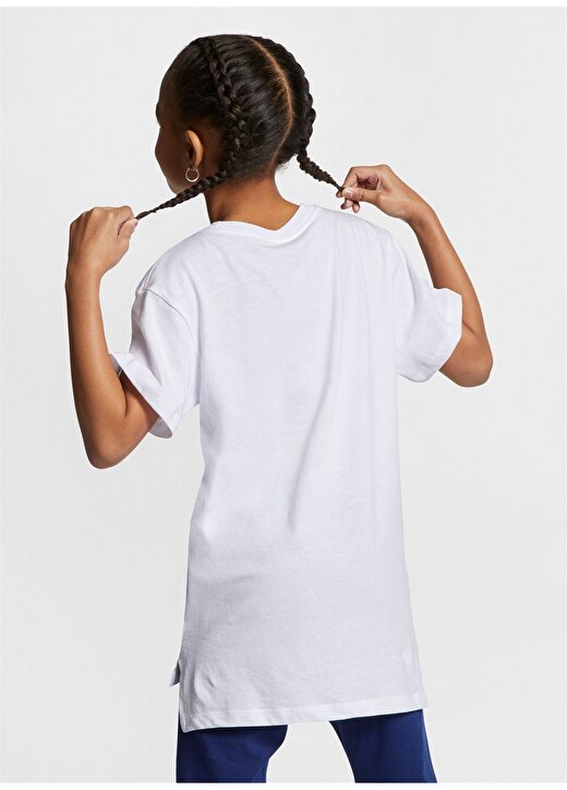 Nike Beyaz Kız Çocuk T-Shirt 4