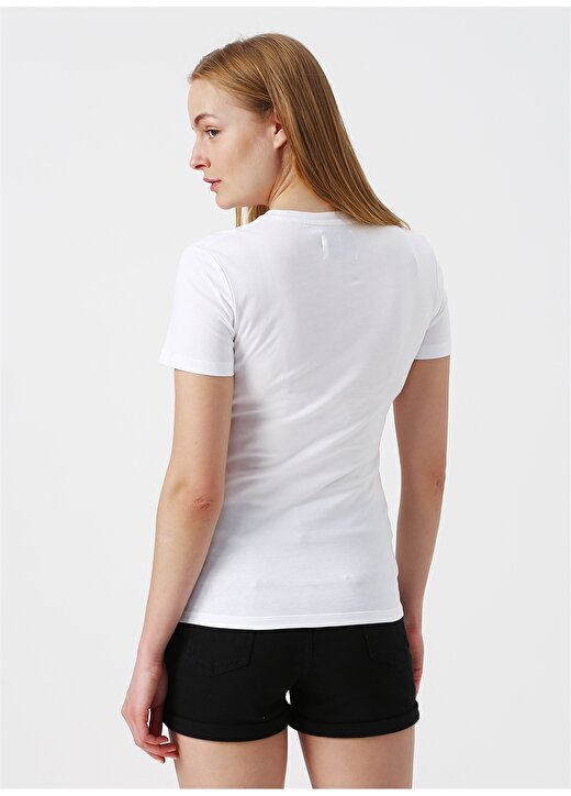 Calvin Klein Jeans Siyah Kadın T-Shirt MONOGRAM DEGRADE L 4