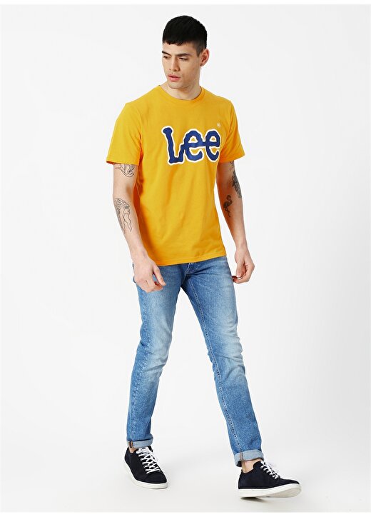 Lee L60UFELG Sarı Erkek T-Shirt 2