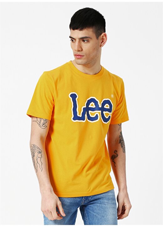 Lee L60UFELG Sarı Erkek T-Shirt 3