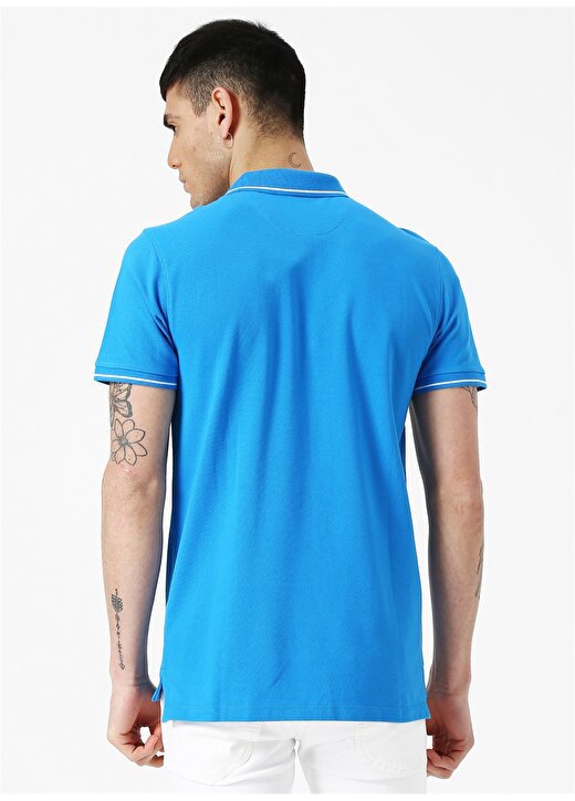 Lee L61ARLLA Mavi Erkek T-Shirt 4