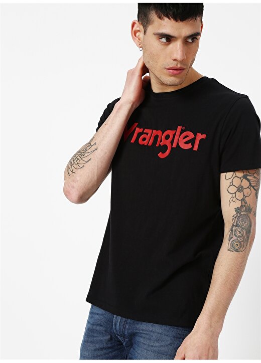 Lee & Wrangler W7C49FQ01 Siyah T-Shirt 1