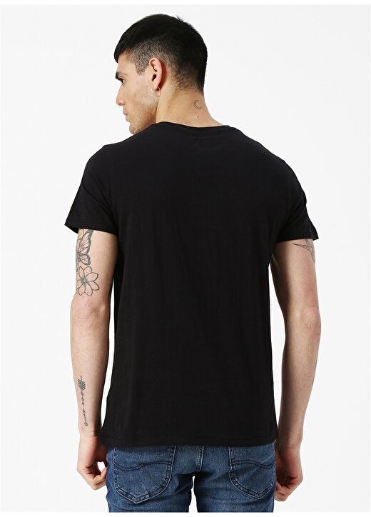 Lee & Wrangler W7C49FQ01 Siyah T-Shirt 4