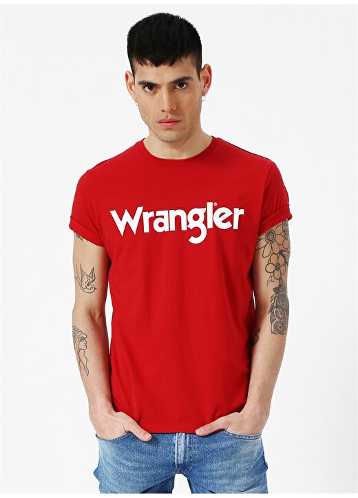 Lee & Wrangler W7C49FQ47 Kırmızı T-Shirt 3
