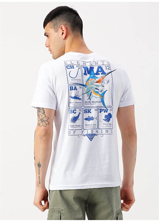 Columbia Beyaz Erkek T-Shirt CS0006 4