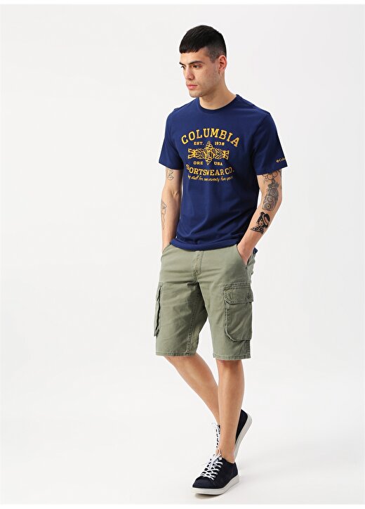 Columbia Baskılı Lacivert T-Shirt 2