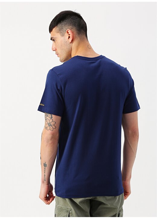 Columbia Baskılı Lacivert T-Shirt 4