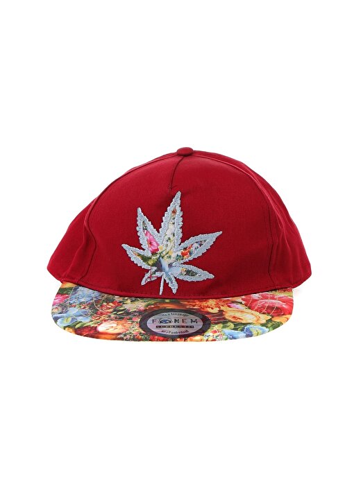 Fonem 7002 Kırmızı Çiçek Desenli Erkek Şapka 1