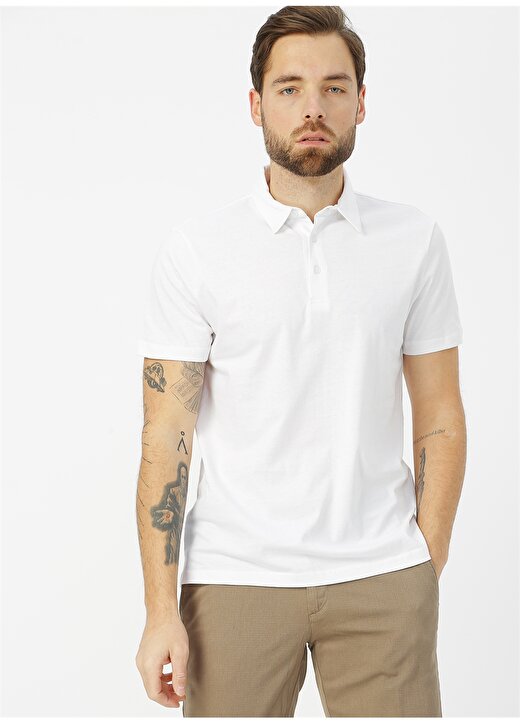 Fabrika Beyaz Polo T-Shirt 3