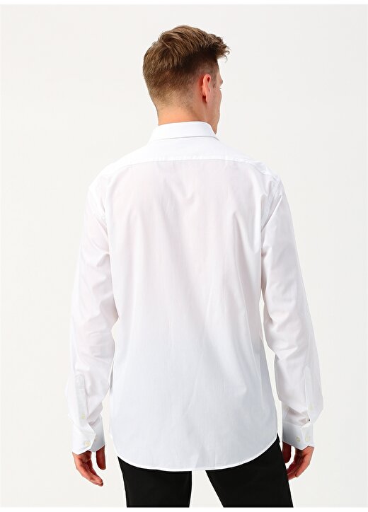 Beymen Business Privé Regular Fit Uzun Kollu Beyaz Gömlek 4