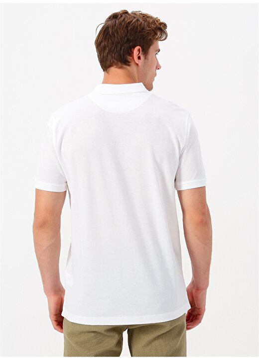 Beymen Business Privé Regular Fit Merserize Beyaz T-Shirt 4