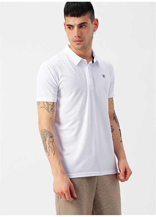 Exuma Beyaz Polo Yaka Polo T-Shirt 3