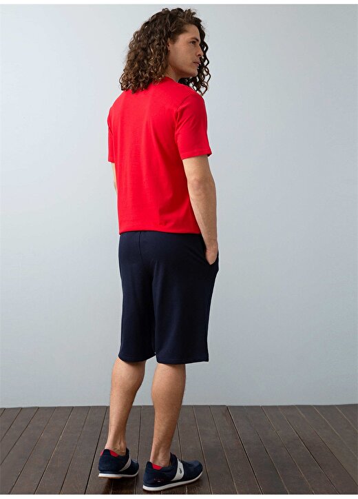 U.S. Polo Assn. Kırmızı Lacivert Pijama Takımı 3