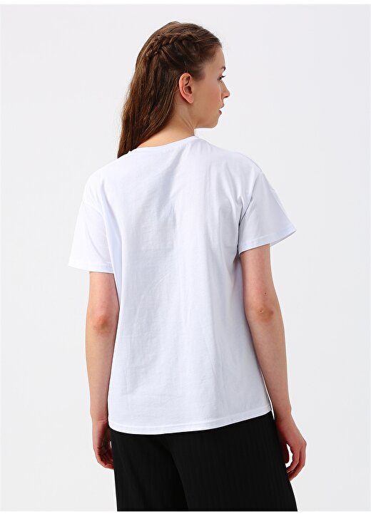 Quzu Baskılı Beyaz T-Shirt 3