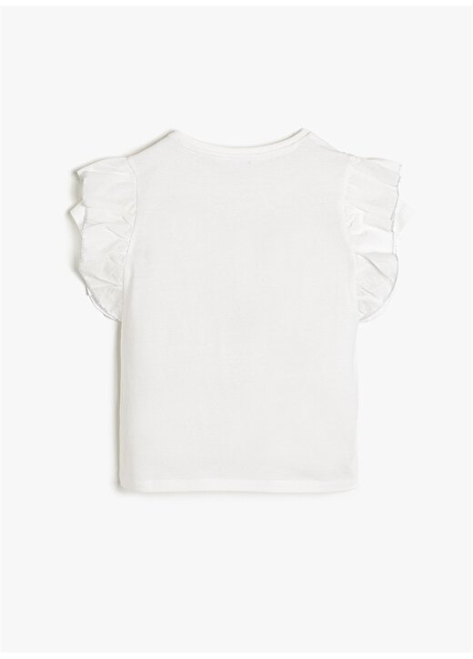 Koton Baskılı Beyaz T-Shirt 2
