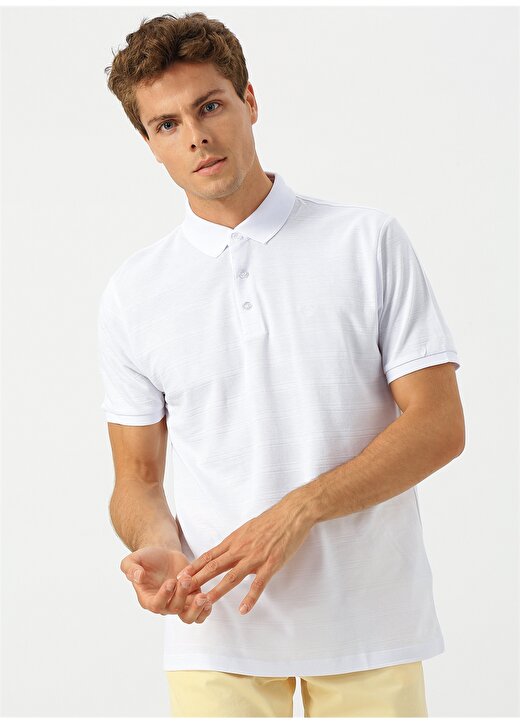 Beymen Business Regular Fit Beyaz T-Shirt 3
