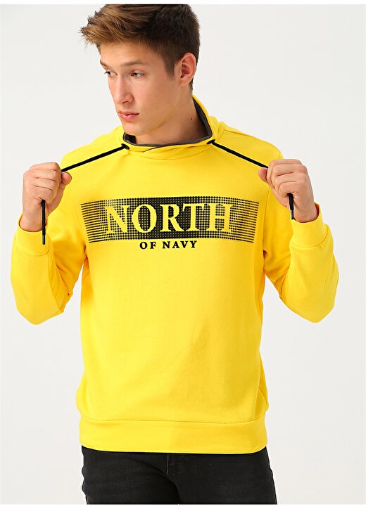 North Of Navy Sarı Sweatshirt 1