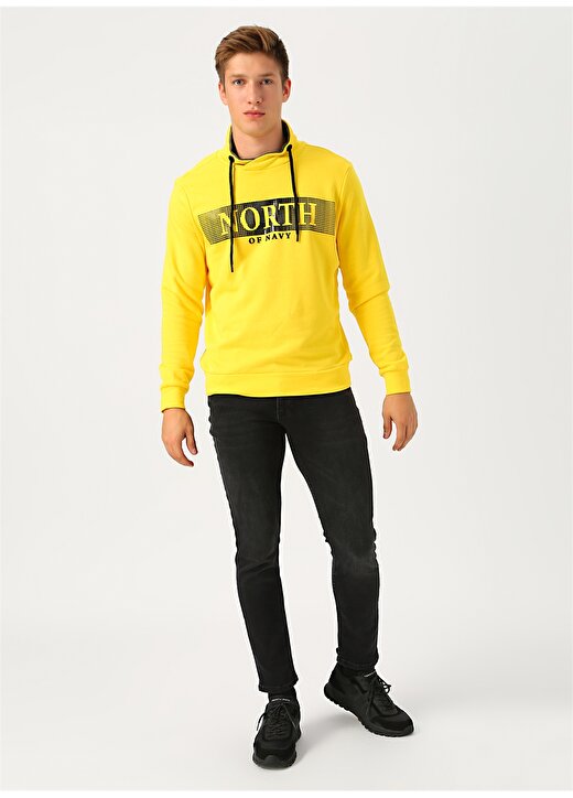 North Of Navy Sarı Sweatshirt 2