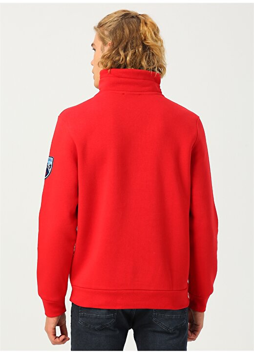 North Of Navy Kırmızı Sweatshirt 4