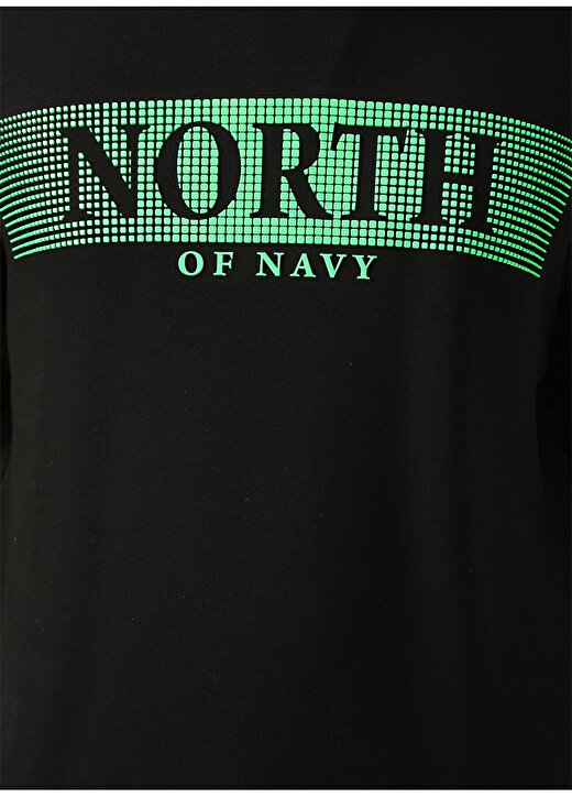 North Of Navy Siyah Sweatshirt 3