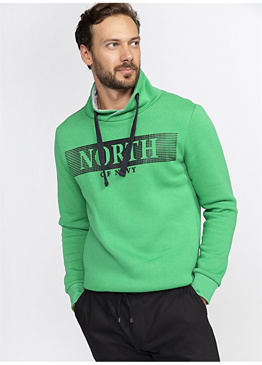 North Of Navy Yeşil Sweatshirt 1