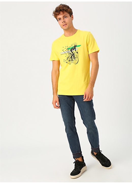 North Of Navy Sarı T-Shirt 2