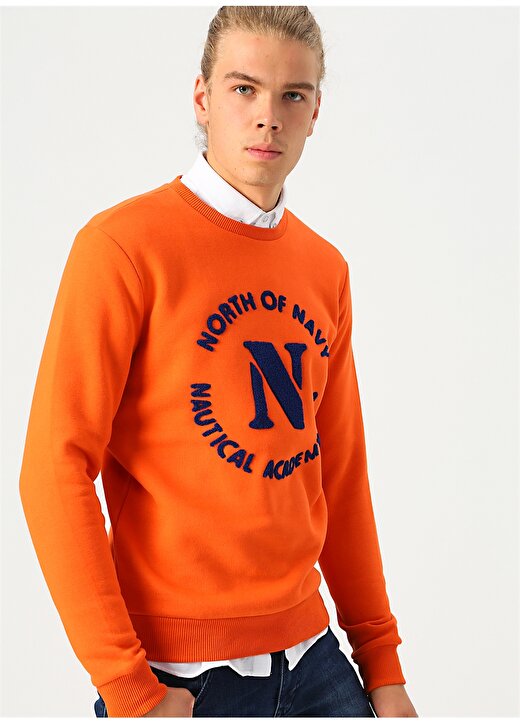 North Of Navy Turuncu Sweatshirt 1