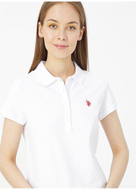 U.S. Polo Assn. Beyaz T-Shirt 1