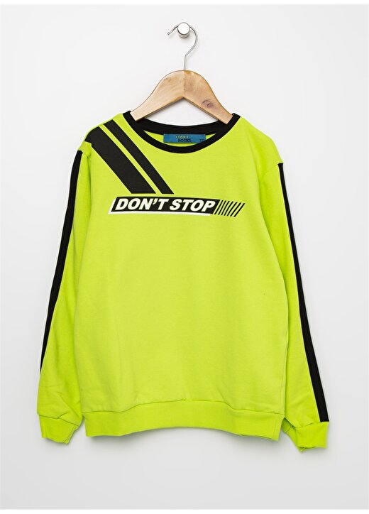 Funky Rocks Neon Sarı Sweatshirt 1