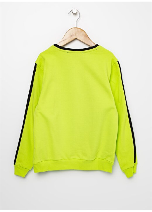 Funky Rocks Neon Sarı Sweatshirt 2