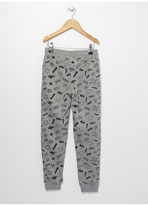 Limon Gri Melanj Sweatpant 2