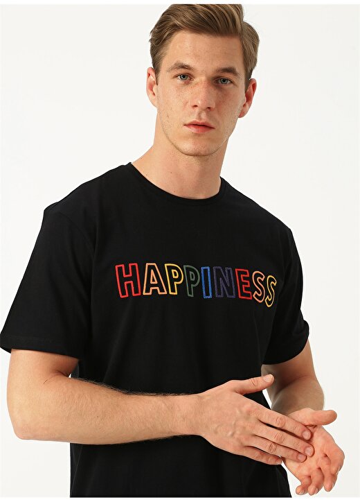 Only & Sons Happiness Siyah T-Shirt 1
