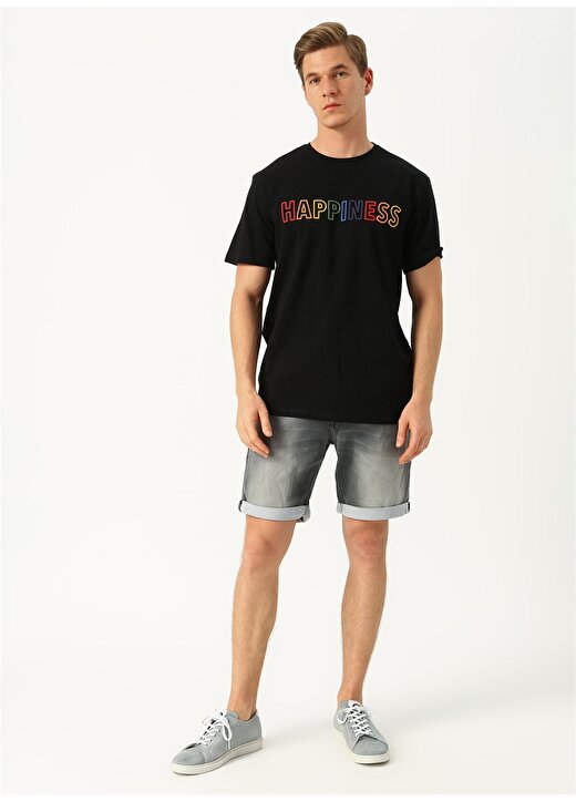 Only & Sons Happiness Siyah T-Shirt 2