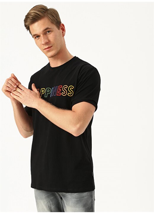 Only & Sons Happiness Siyah T-Shirt 3