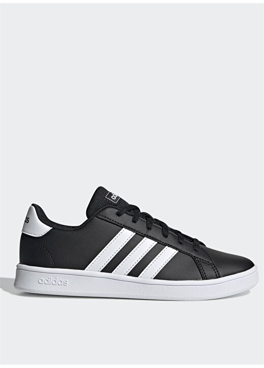 Adidas EF0102 Grand Court K Beyaz-Siyah Çocuk Yürüyüş Ayakkabısı 1