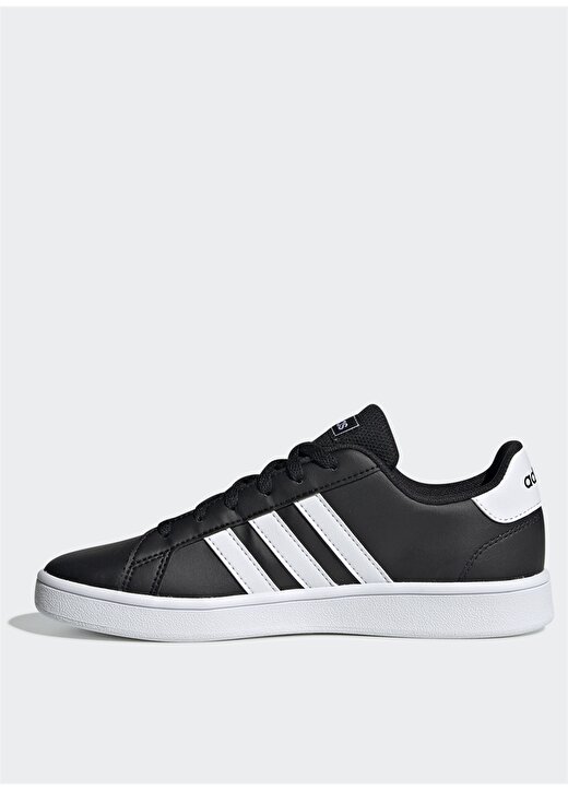 Adidas EF0102 Grand Court K Beyaz-Siyah Çocuk Yürüyüş Ayakkabısı 3