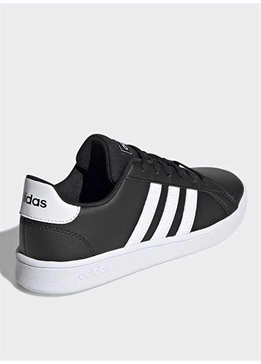 Adidas EF0102 Grand Court K Beyaz-Siyah Çocuk Yürüyüş Ayakkabısı 4