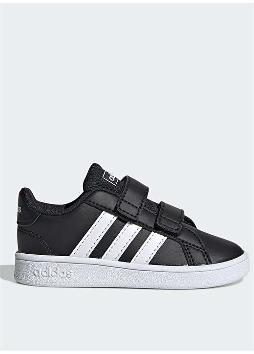 Adidas EF0117 Grand Court I Siyah-Beyaz Çocuk Yürüyüş Ayakkabısı 1